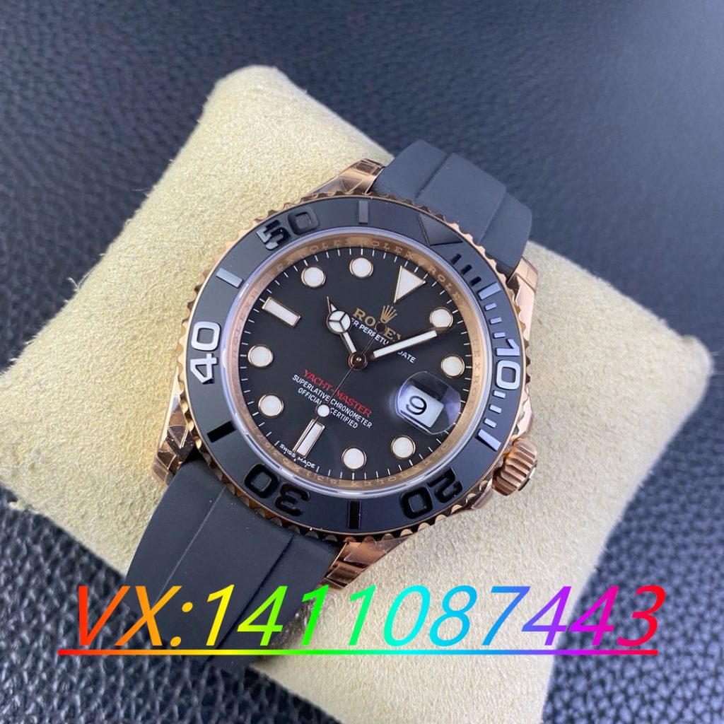 VS廠勞力士玫瑰金游艇的3235機芯和正品比起來會不會一眼假呀？