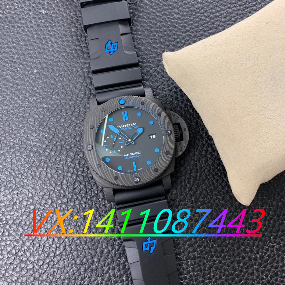 VS廠沛納海1616碳纖維材質47尺寸拆機高清實拍細節