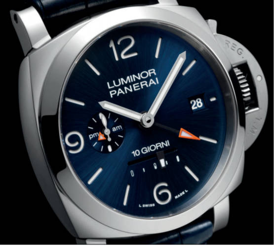 沛納海創新推出Luminor廬米諾系列44毫米十日動儲兩地時自動上鏈腕表PAM1482
