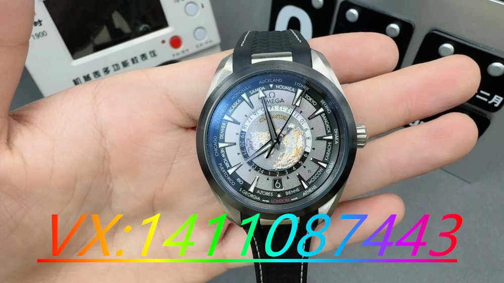 揭秘VS廠歐米茄世界時鈦灰海馬的真實細節(jié)與實拍效果