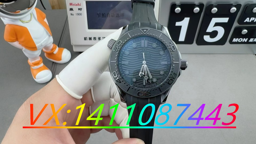 VS廠歐米茄海馬300黑武士細節評測