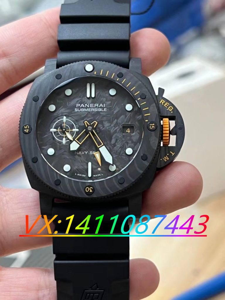 VS廠沛納海1324碳纖維搭配9011機芯細節做工評測