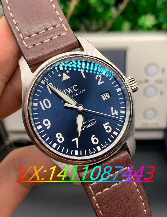 V7廠萬國馬克十八IW328101霧藍實拍