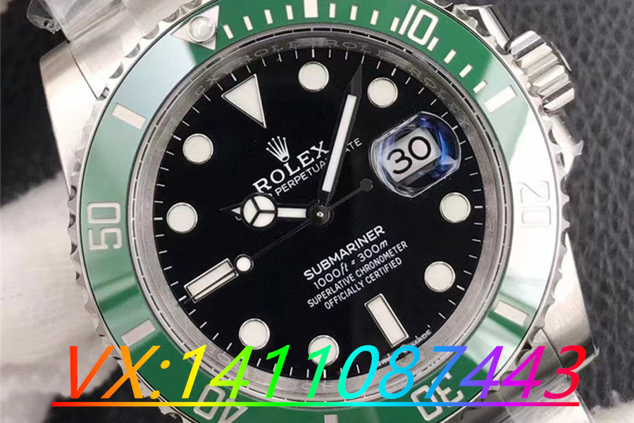 VS廠勞力士41mm綠水鬼對比正品評測-VS廠水鬼搭載丹東3235機芯怎么樣