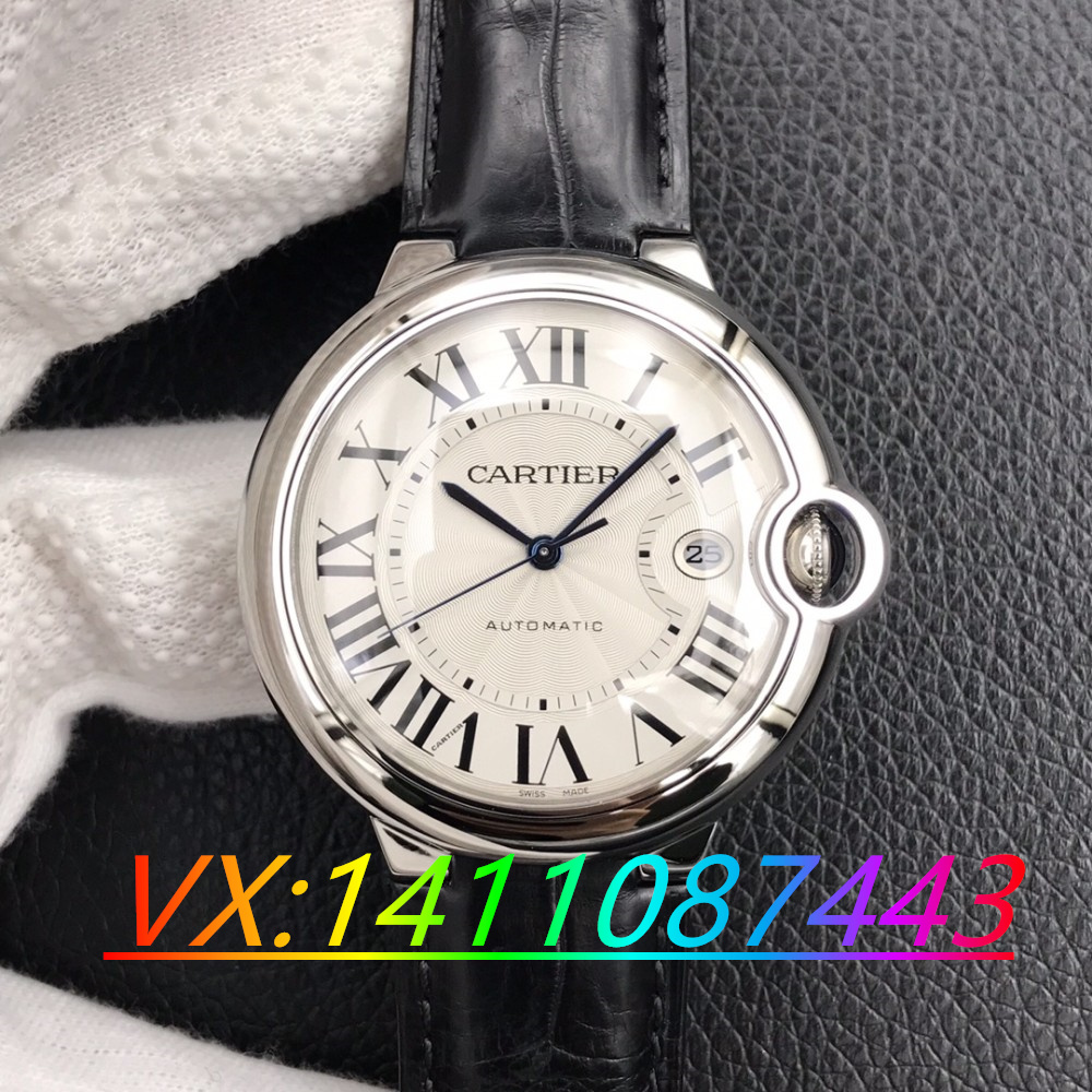 V6卡地亞藍氣球V8版42搭配2824機芯細節展示