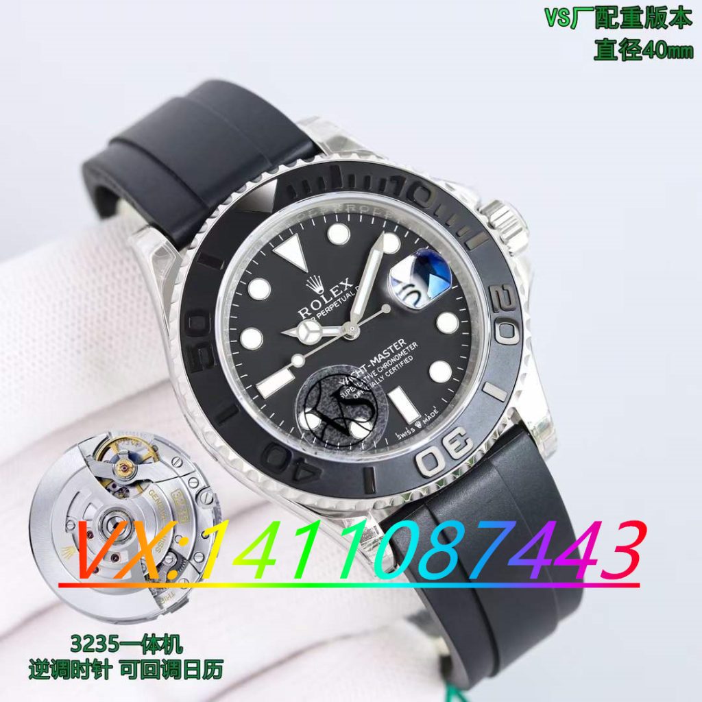 VS廠勞力士白金游艇配置版3235機芯測評