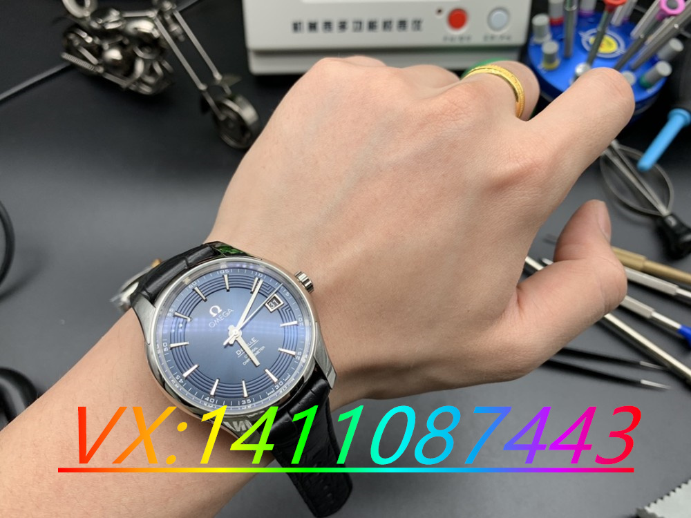 VS廠歐米茄碟飛藍(lán)面41尺寸細(xì)節(jié)做工賞析