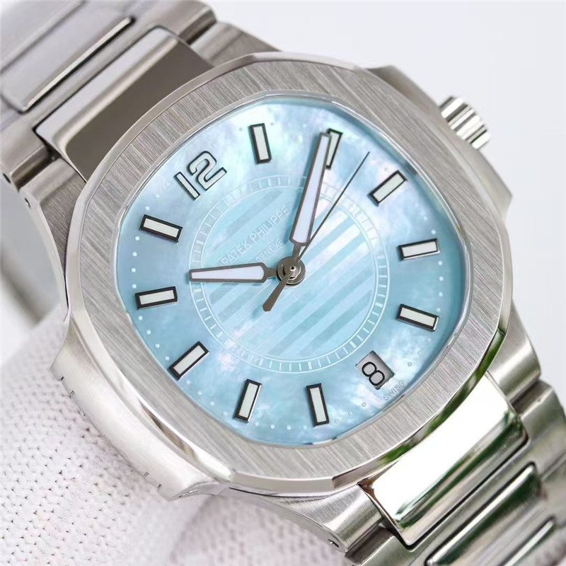 百達.翡麗運動優雅鸚鵡螺女款復刻腕表PP7008：細節見真章