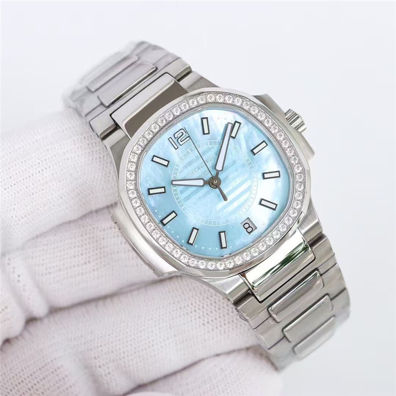 百達.翡麗運動優雅鸚鵡螺女款復刻腕表PP7008：細節見真章