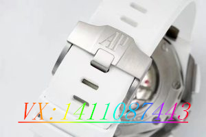 APS廠愛彼26400藍白色調搭配腕表做工怎么樣