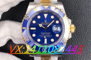 VS工廠勞力士間金藍(lán)水鬼40mm款男士復(fù)刻表怎么樣