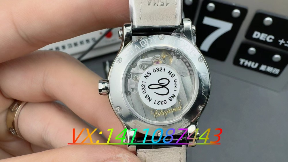 點擊打開原圖 YF廠蕭邦快樂鉆石真假對比—蕭邦復刻手表哪個廠做的比較好