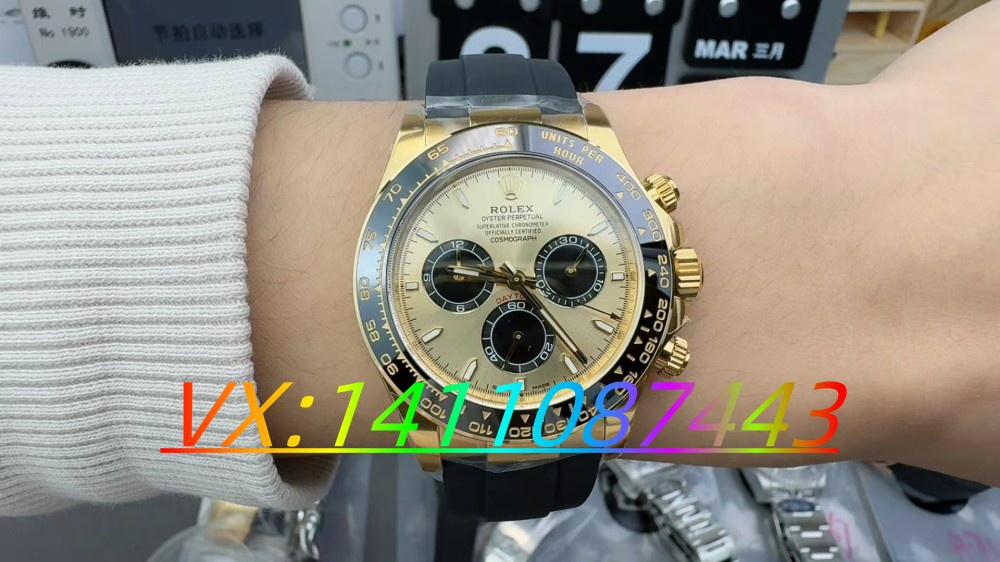 C廠勞力士余文樂同款迪通拿配置4131機芯版本參考細節