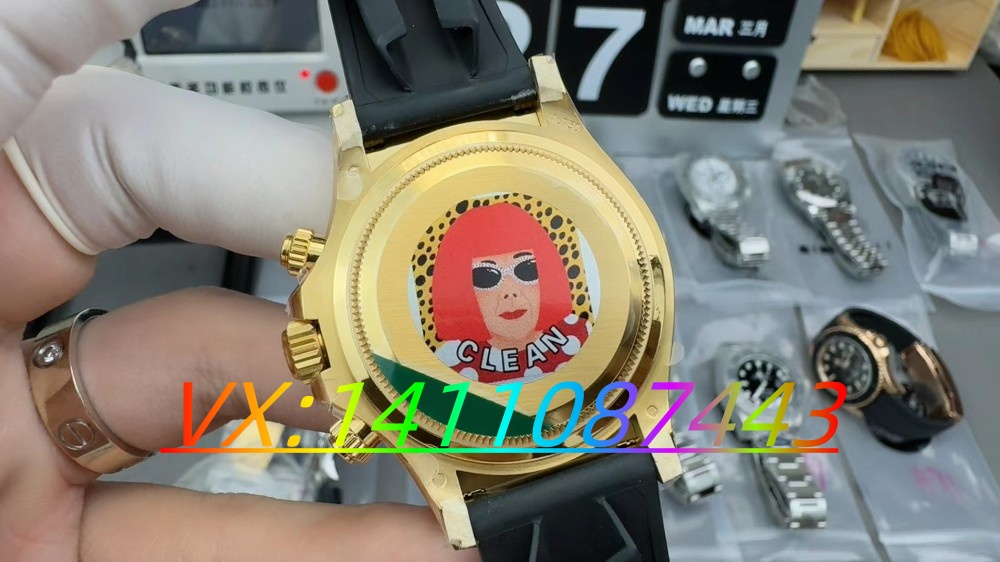 C廠勞力士余文樂同款迪通拿配置4131機芯版本參考細節