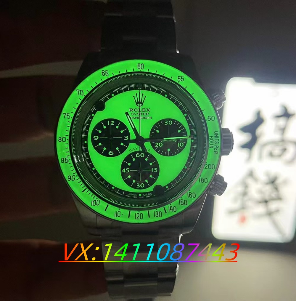 ADG全新打造勞力士迪通拿改裝4130機芯加夜光才是亮點