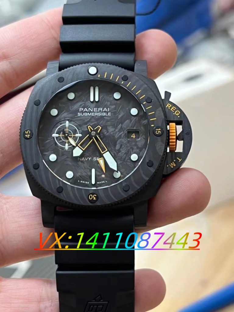 VS廠沛納海1324碳纖維搭載9011機芯做工細節評測