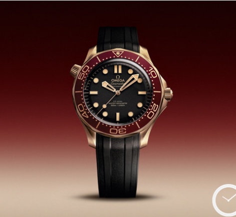 當青銅金遇上勃艮第紅，歐米茄全新海馬300米潛水表驚艷亮相