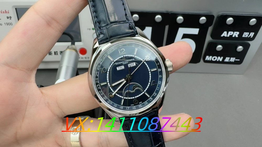 MX廠江詩丹頓伍陸之型4000E全日歷月相腕表?做工細節解析