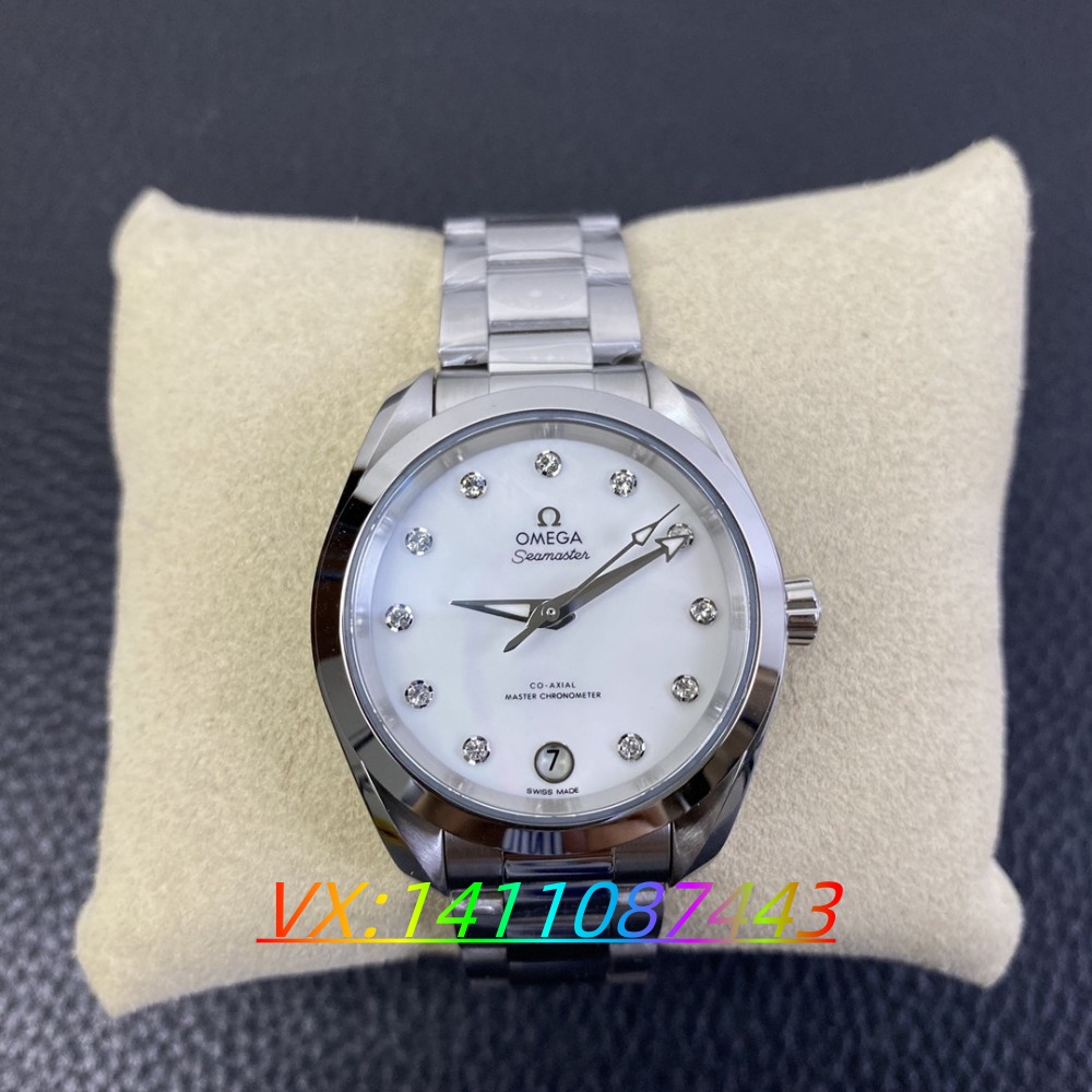 VS廠歐米茄海馬150女表與正品的全方位對比