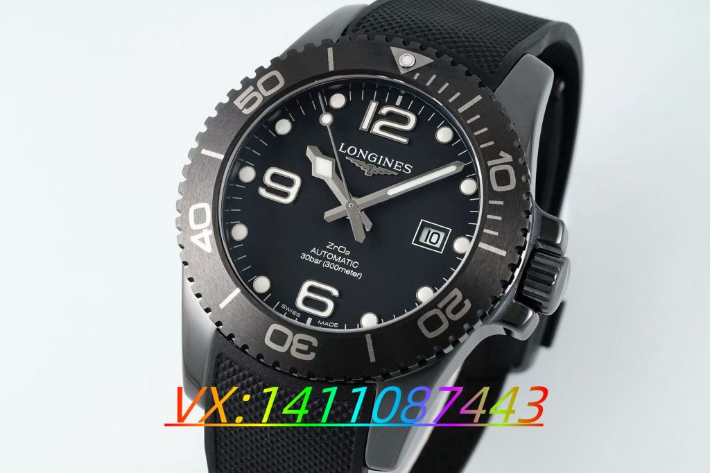 AF廠浪琴康卡斯全黑陶瓷款評測:當硬朗美學邂逅精密工藝?